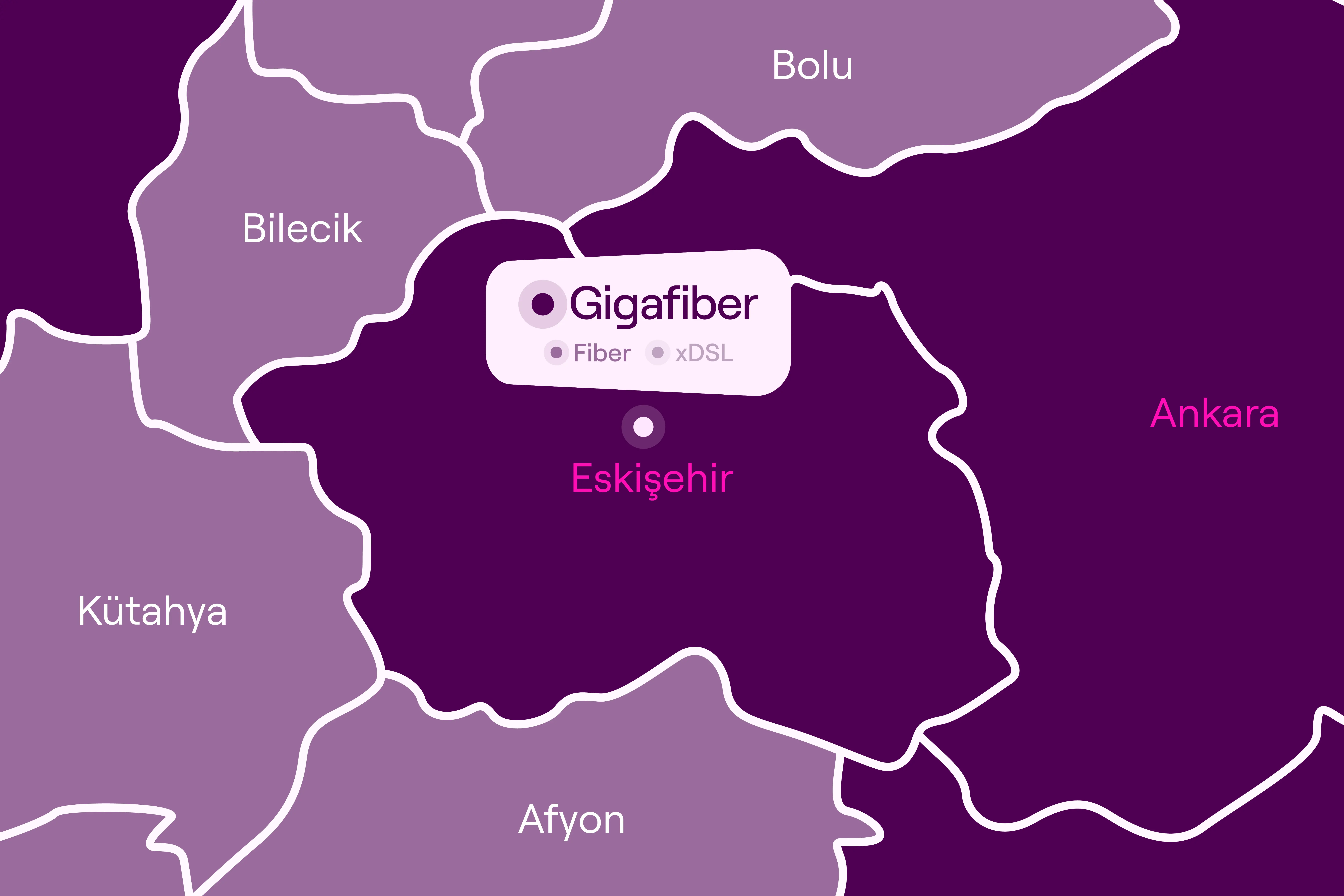 Eskişehir GigaFiber Haritası