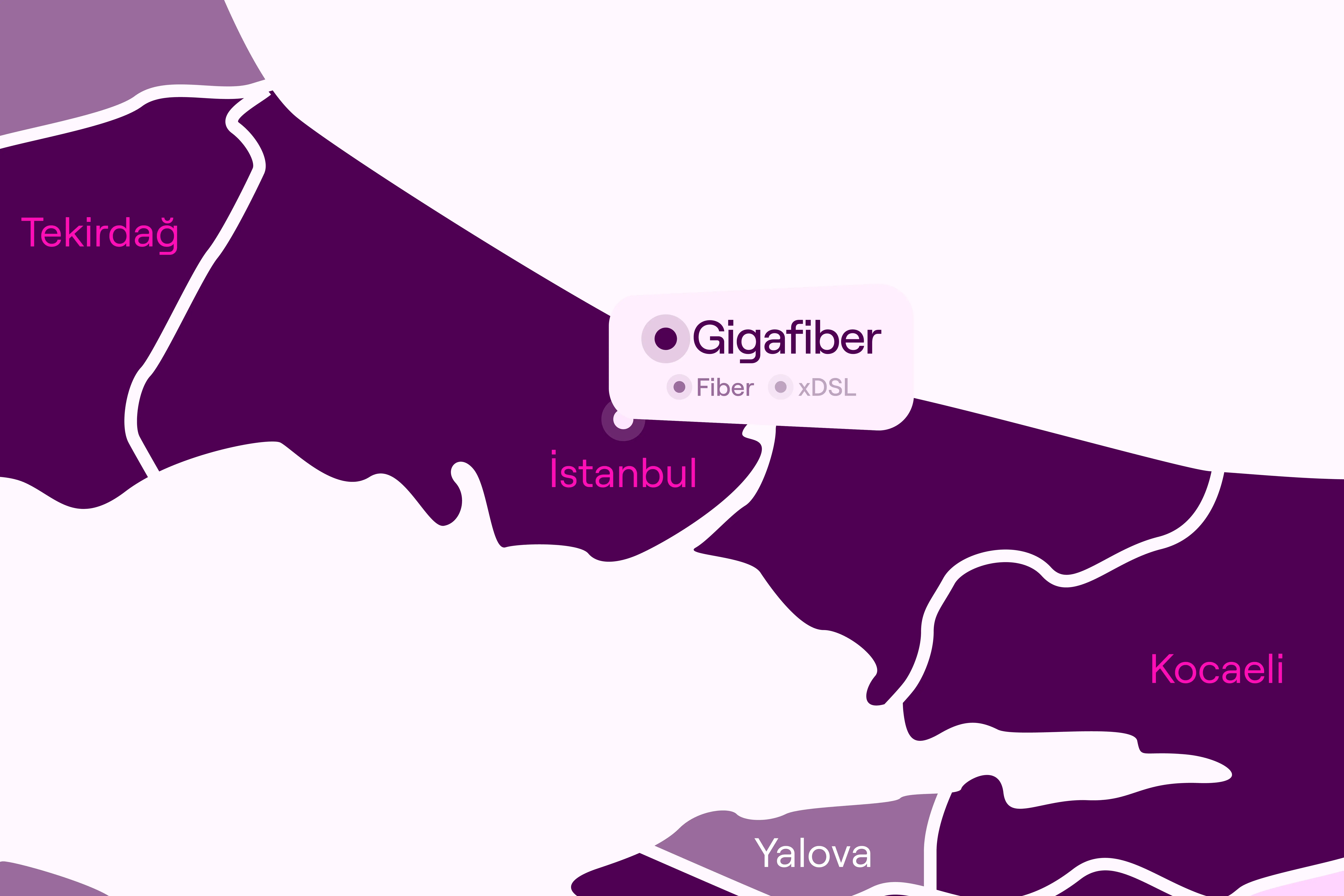 İstanbul GigaFiber Haritası