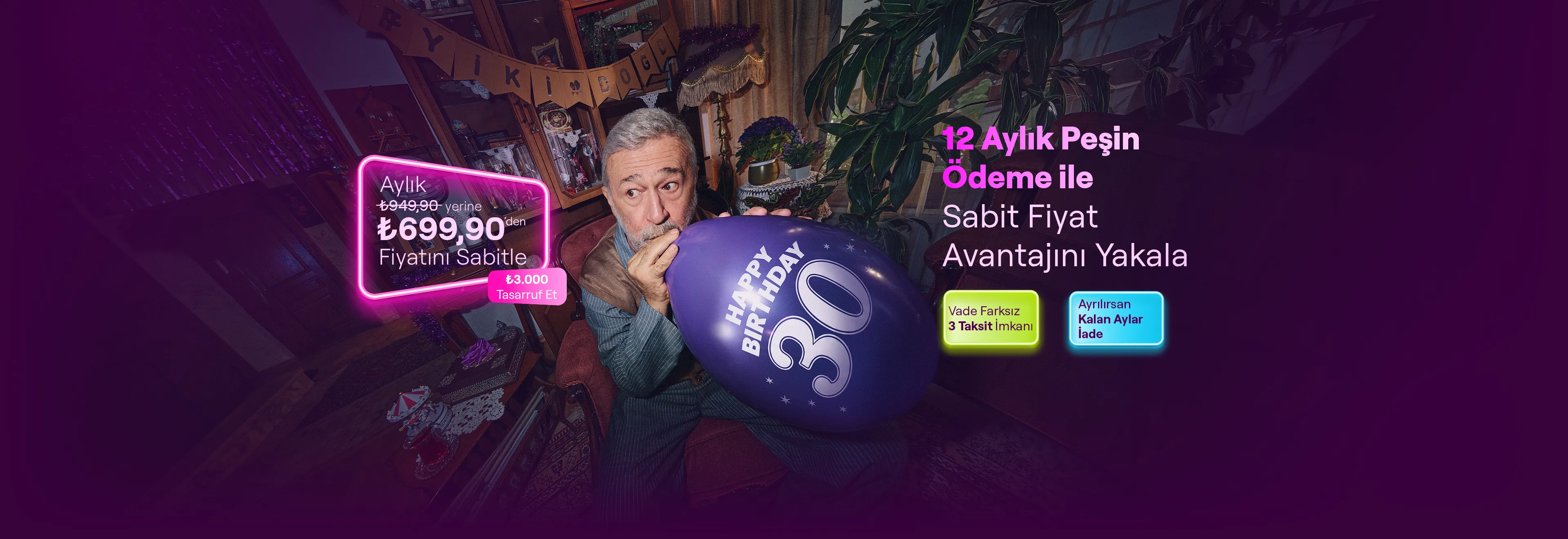 12 Aylık Peşin Öde, İndirimli Kullan ve Fiyatı Sabitle